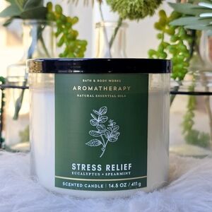 Aromatherapy Stress Relief 3 Wick candle by Bath and Body Works